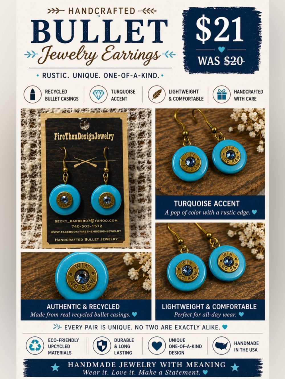 Bullet Jewelry Earrings